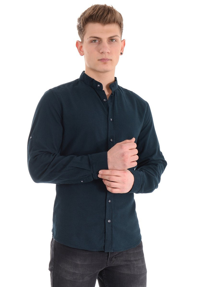 Męska Koszula Zielona