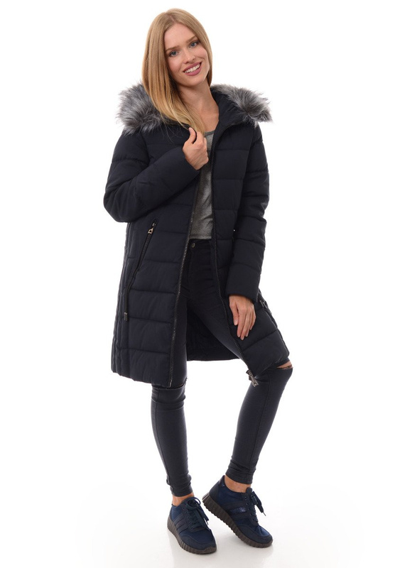 Kurtka Zimowa Karolina Granatowa