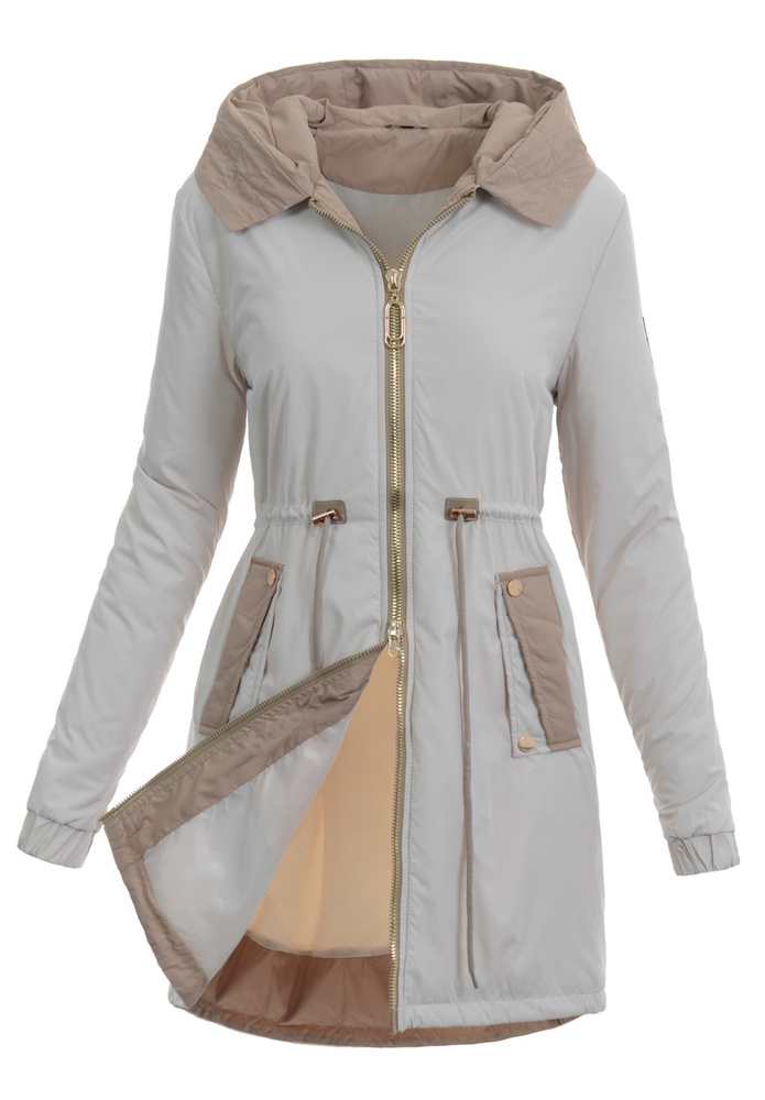 Damska Kurtka Przejściowa Wiosenna Cameron Beżowa