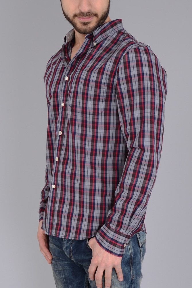 Męska Koszula Codzienna Glo Story Krata