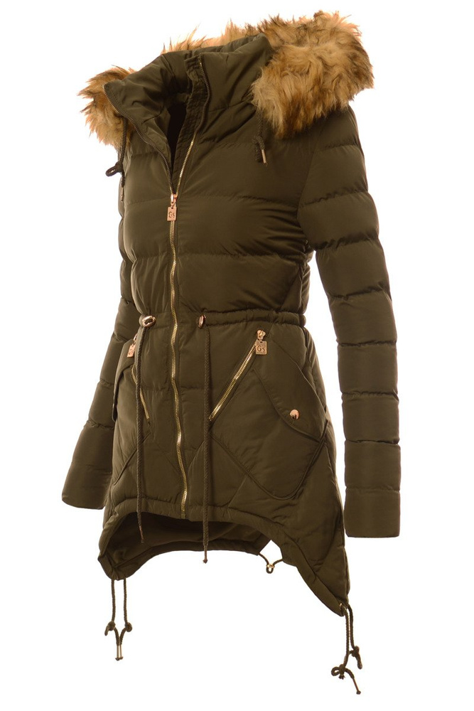 Damska Ortalionowa Kurtka Agnes Zielona