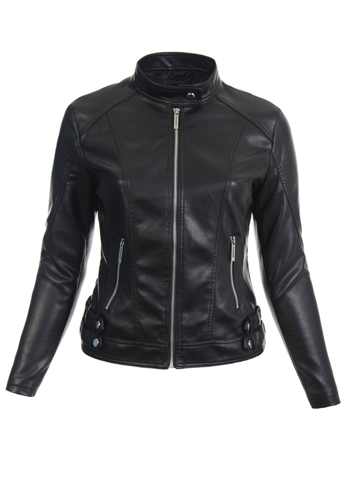 Damska Kurtka Ramoneska Emiliana Czarna