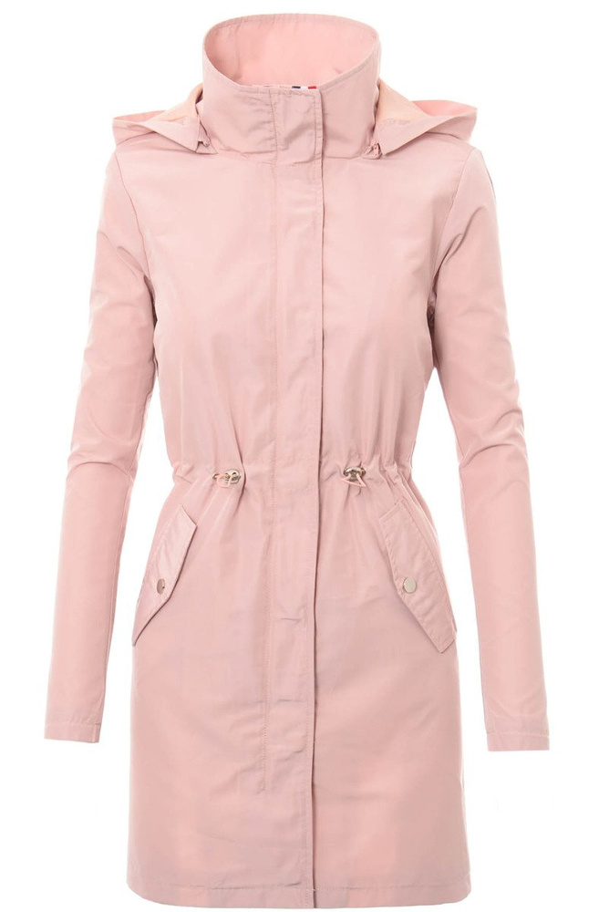 Damska Parka Wiosenna Malwina Różowa