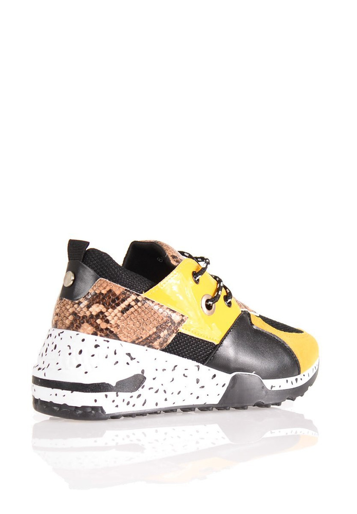 Damskie Sportowe Buty Zółte