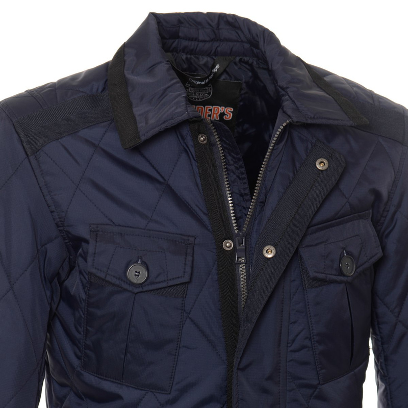 Legender's Support - Męska Kurtka Jesienno - Wiosenna Granat