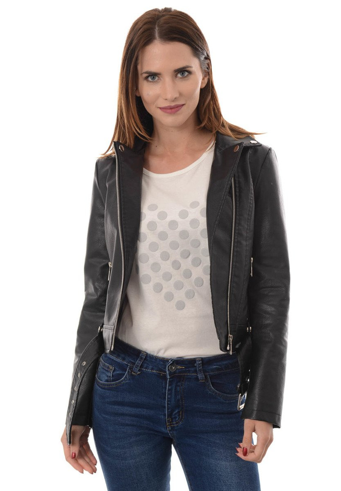 Damska Kurtka RamoneskaCzarna