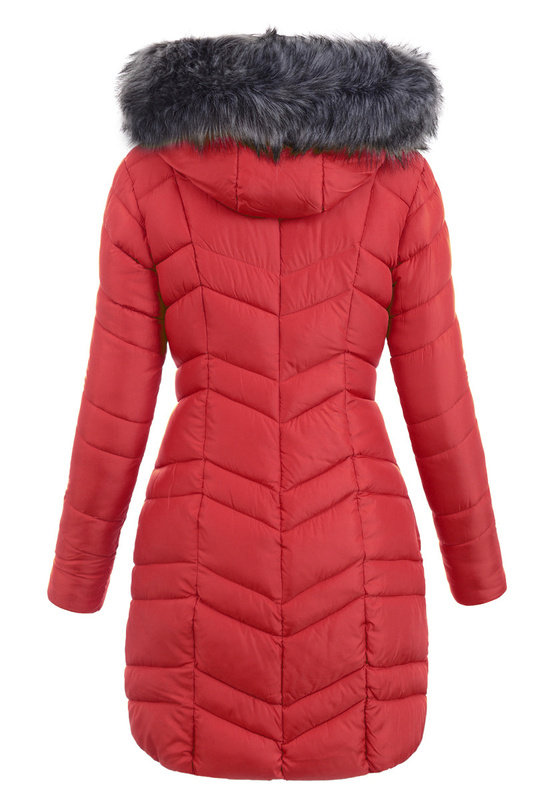 Damska Ortalionowa Kurtka Greta Czerwona