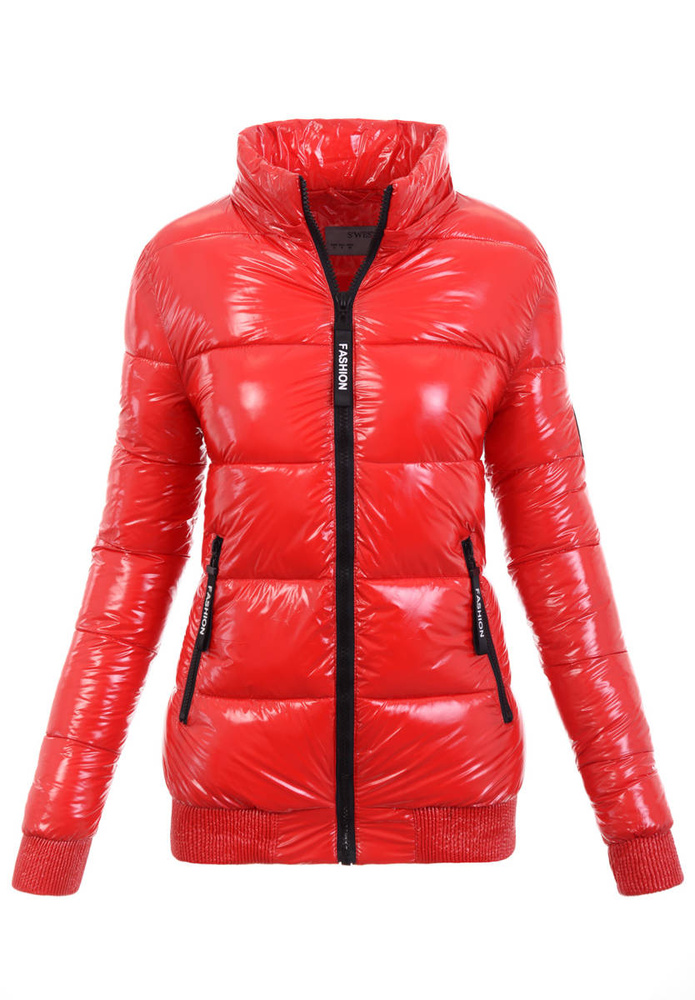 Damska Zimowa Kurtka Luiza Czerwona