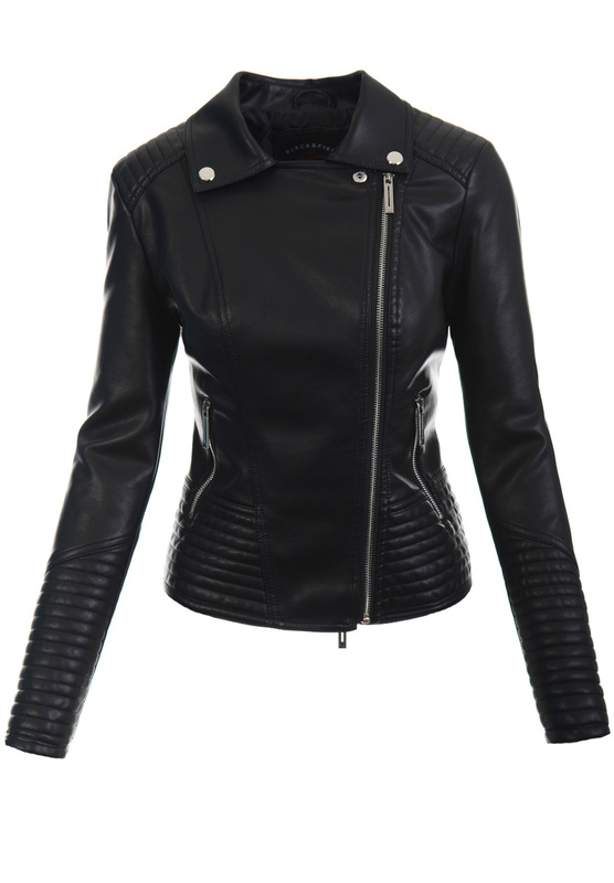 Damska Kurtka Ramoneska Donata Czarna