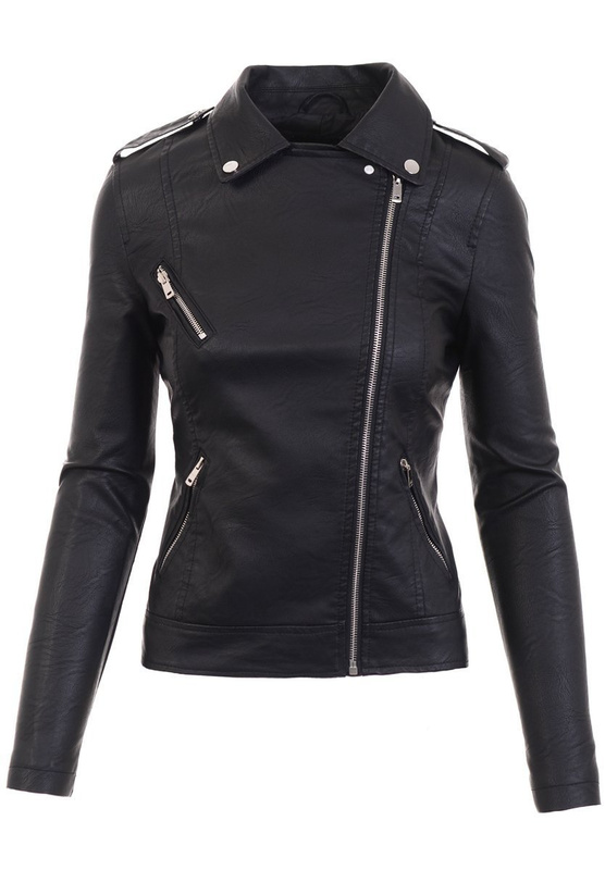 Damska Kurtka Ramoneska Zofia Czarna