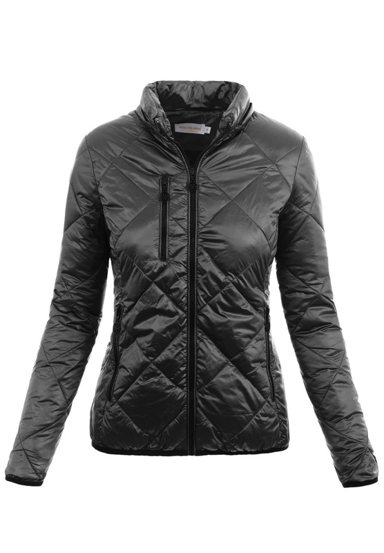 Damska Kurtka Przejściowa Wiosenna Leokadia Czarna