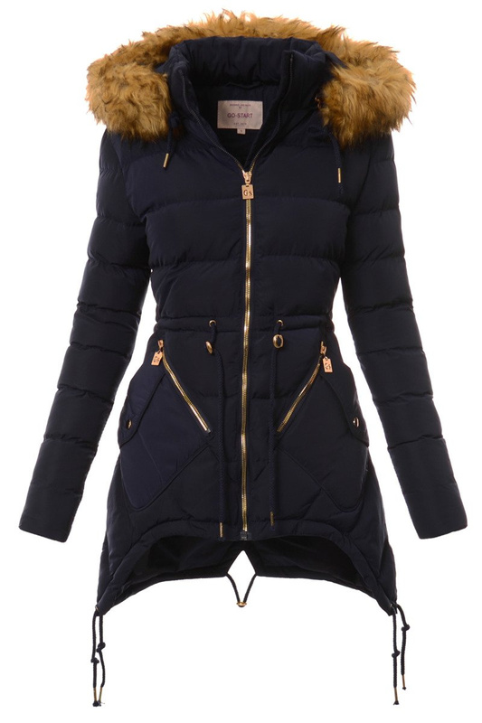 Damska Ortalionowa Kurtka Agnes Granatowa