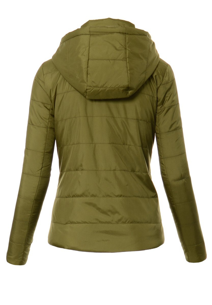 Damska Jesienna Wiosenna Kurtka Oliwkowa