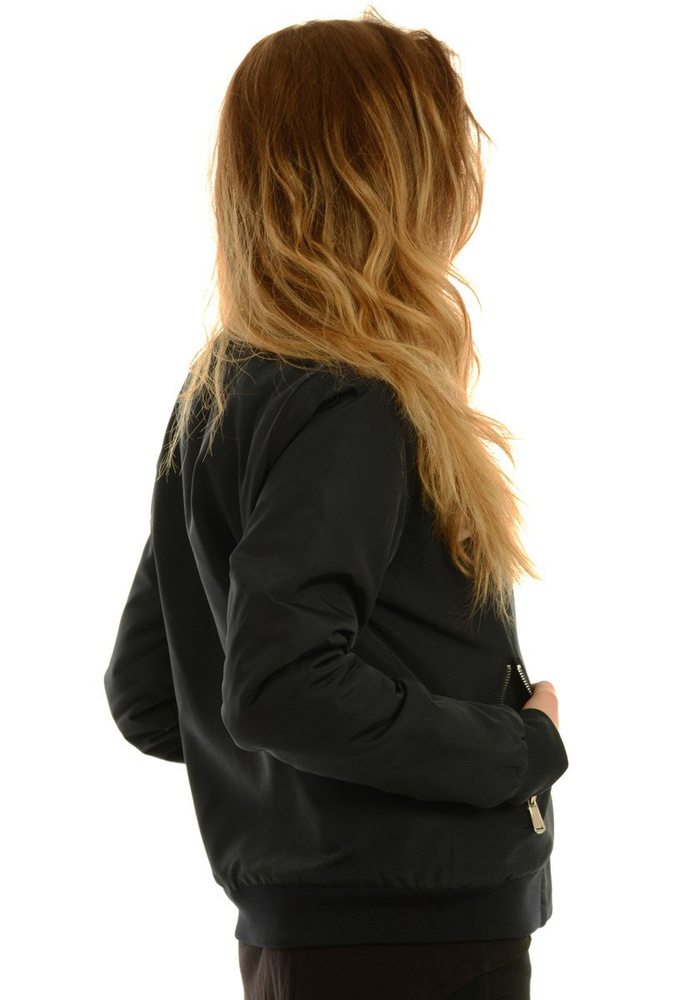 Damska Jesienna Kurtka Bomberka Kenza Granatowa