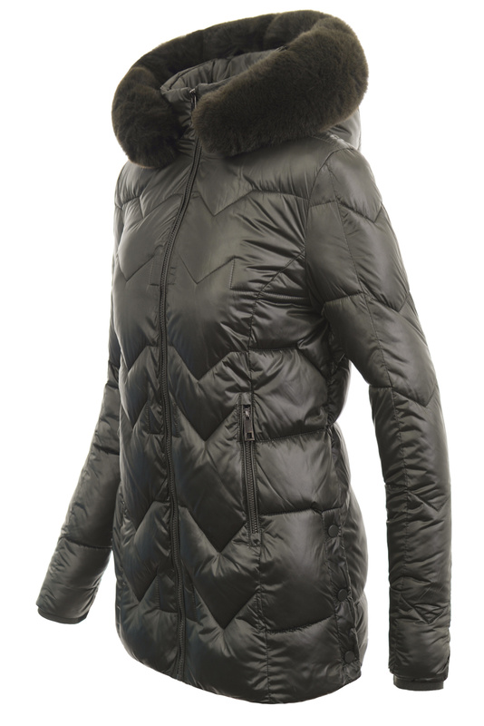 Damska Kurtka Zimowa Michalina Zielona