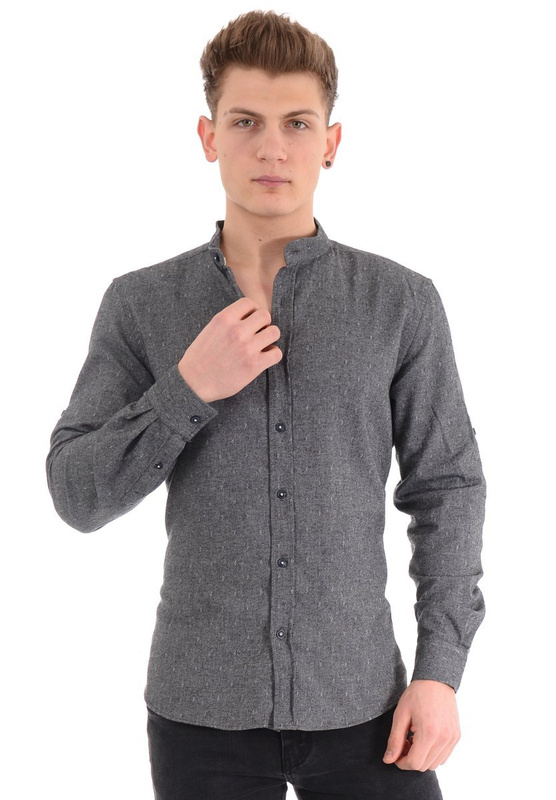 Męska Koszula Szara