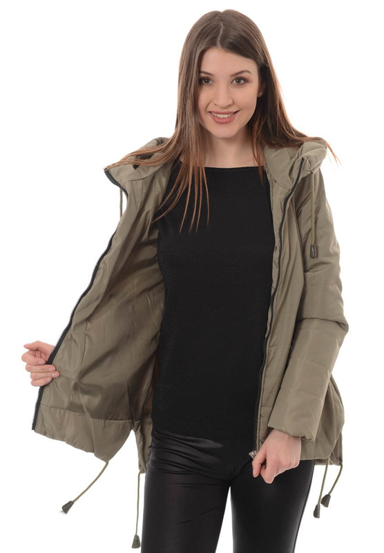 Damska Wiosenna Kurtka Tola Zielona