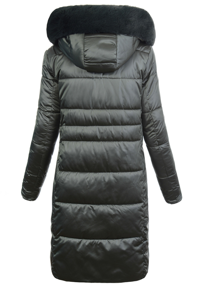 Damska Kurtka Zimowa Jolanta Ciemno Zielona