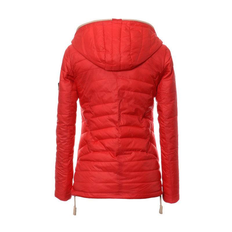 Damska Wiosenna Kurtka Ortalionowa Eva Malinowa