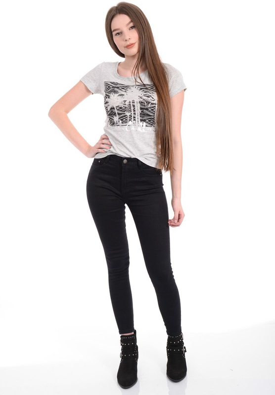 Damskie Spodnie Czarne