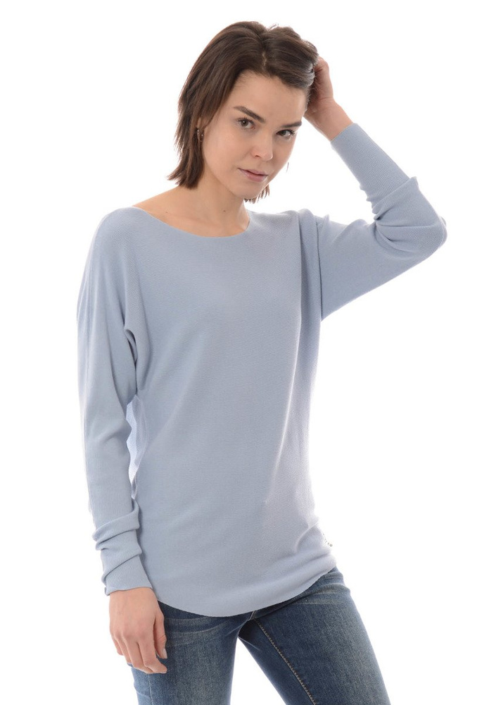 Damska Bluzka Oversize Błękitna