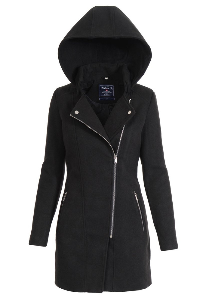 Płaszcz Wiosenno- Jesienny Gaja Czarny