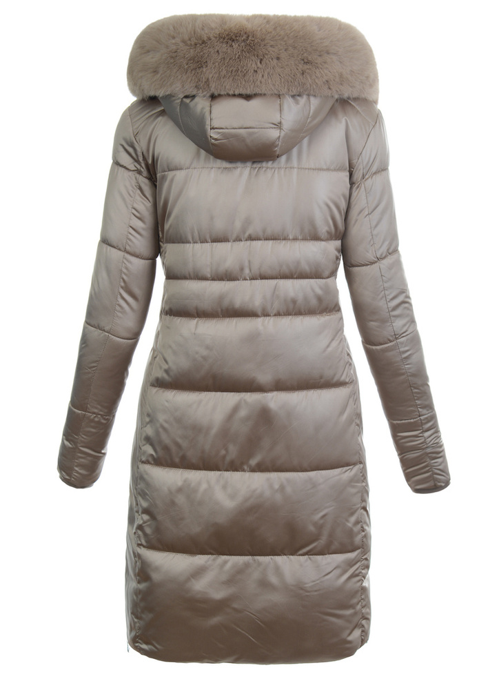Damska Kurtka Zimowa Jolanta Cappuccino