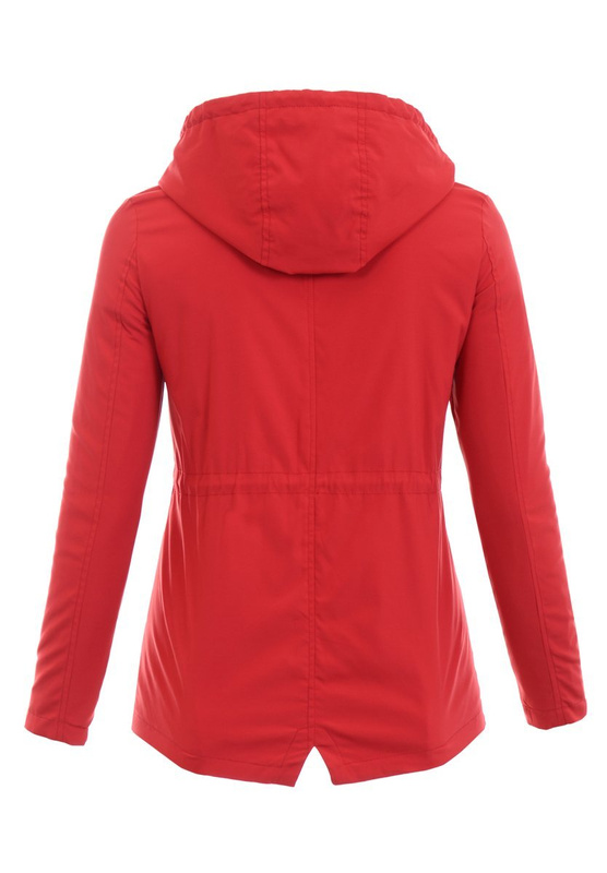 Kurtka Dwustronna Wiosenna Jolanta Czerwono - Granatowa