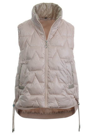 Damska Kamizelka Bezrękawnik Bogna Perłowy Beżowy