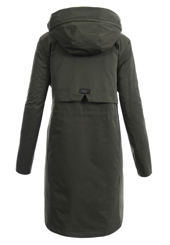 Damska Wiosenna Kurtka Płaszcz Parka Oksana Zielona