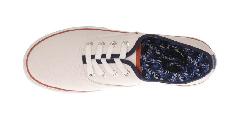 Męskie Trampki Tenisówki Białe