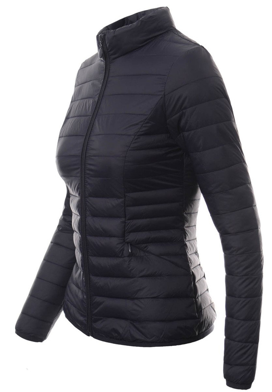 Damska Wiosenna Kurtka Granatowa