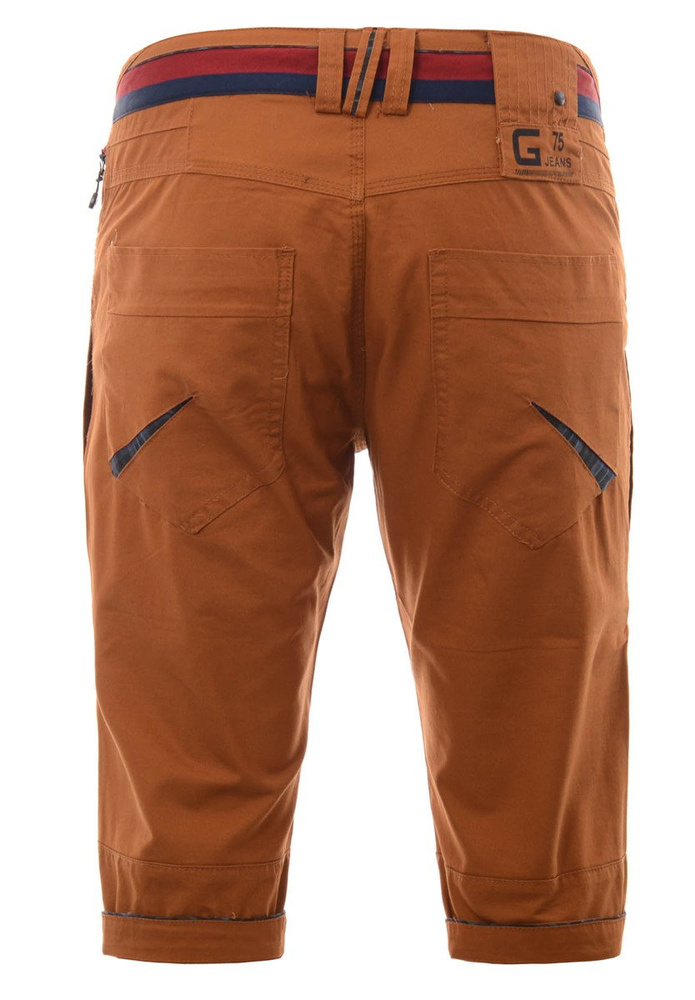 Męskie Shorty Spodenki Krótkie Ceglane