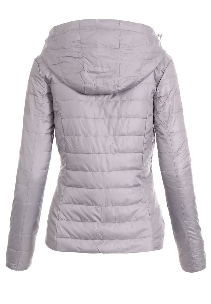 Damska Kurtka Wiosenna Diana Szara