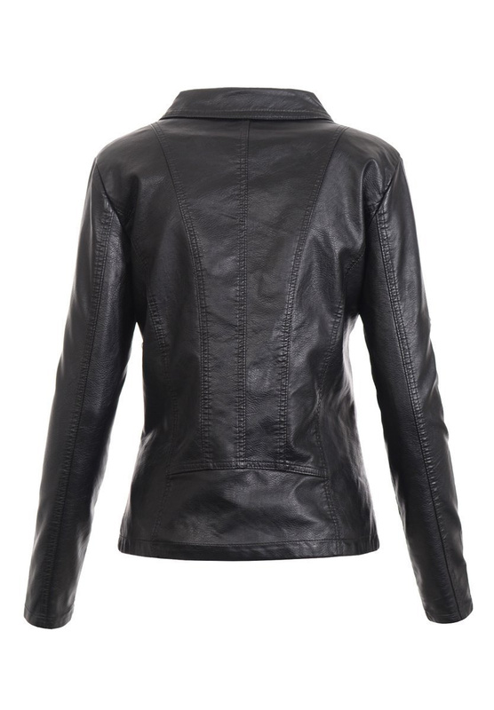 Damska Kurtka Ramoneska Nadia Czarna