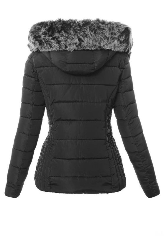 Damska Zimowa Kurtka Ortalionowa Margaret Czarna