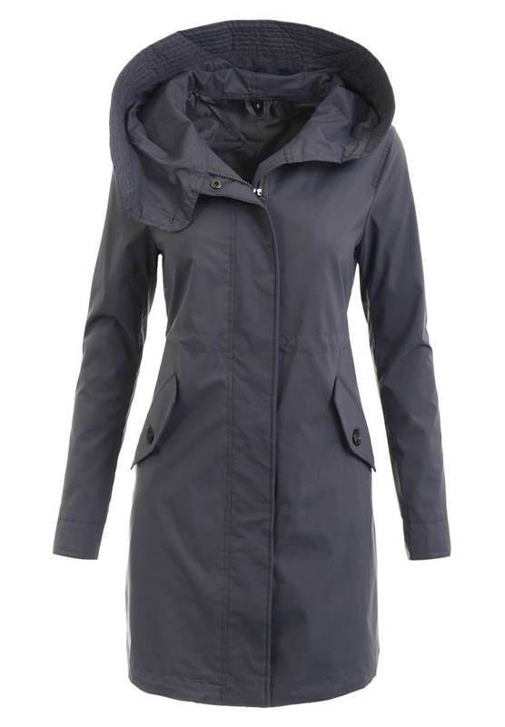 Damska Kurtka Parka Wiosenna Asteria Szara