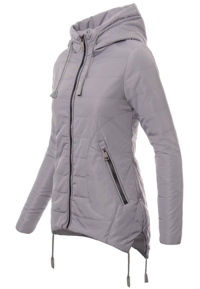 Damska Wiosenna Kurtka Tola Szara