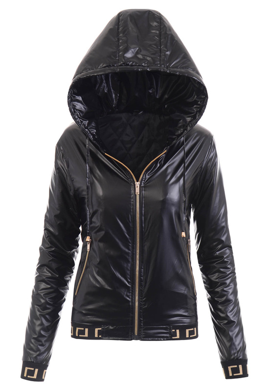 Damska Wiosenno - Jesienna Kurtka Ellena Czarna