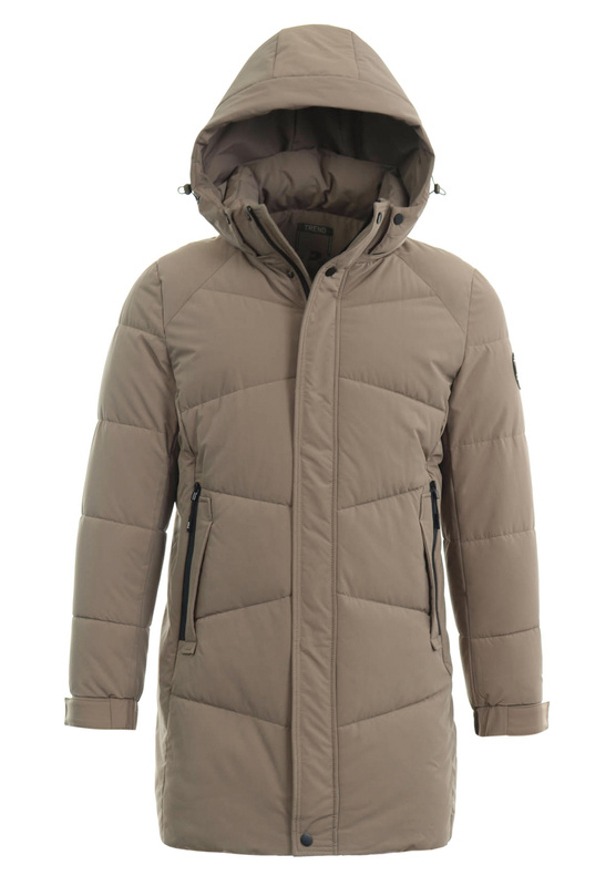 Męska Zimowa Kurtka Karol Brązowa