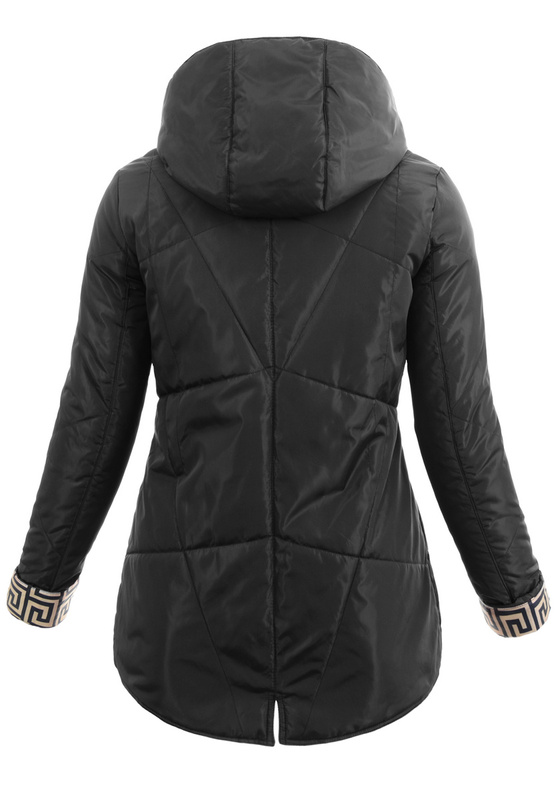 Damska Wiosenna Kurtka Mieczysława Czarna