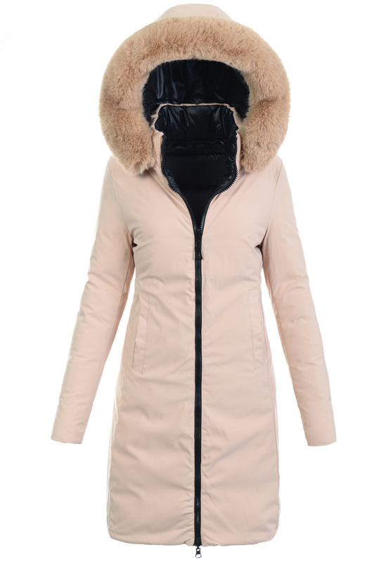 Damska Kurtka Ortalionowa Dwustronna Lora Czarna