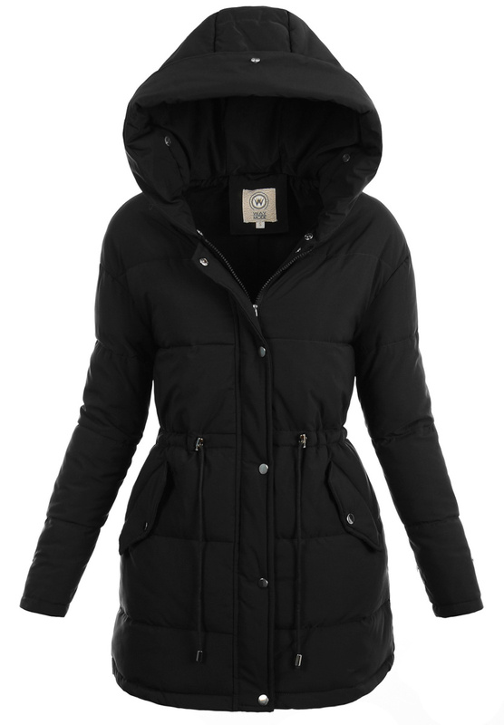 Parka Zimowa Parka Amanda Czarna