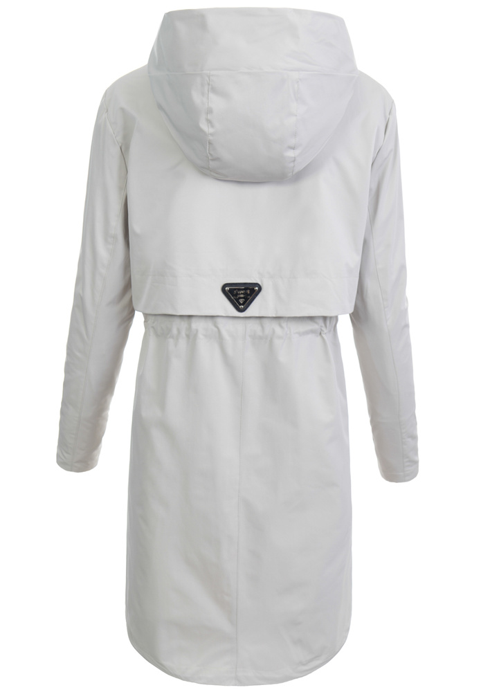 Damska Kurtka Parka Wiosenna Sofia Ecru