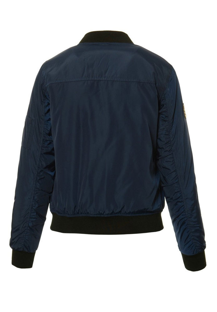 Damska Jesienna Kurtka Bomberka Elif Granatowa