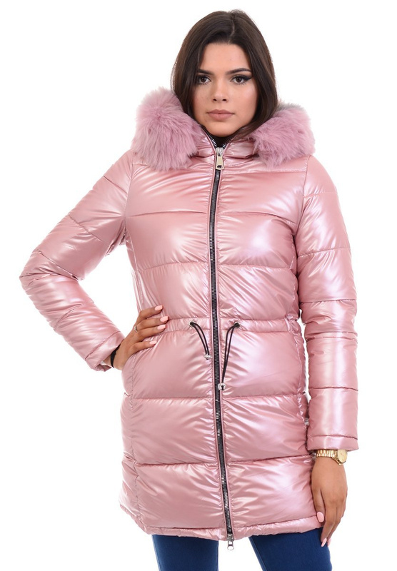 Damska Kurtka Ortalionowa Adelajda Różowa