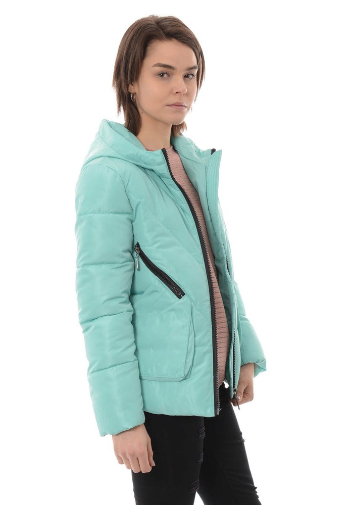 Damska Zimowa Kurtka Ortalionowa Ludmiła Miętowa