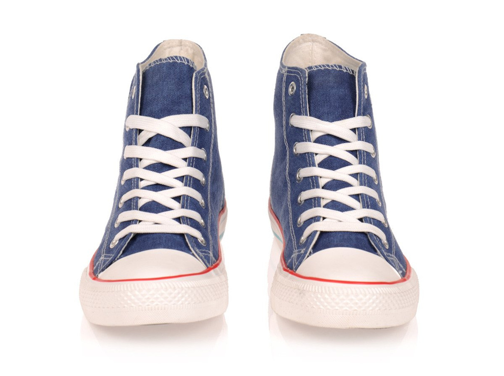 Wysokie Trampki Tenisówki Kylie Dżinsowe