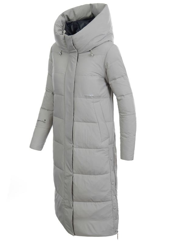 Damska Kurtka Ortalionowa Długa Waleria Oliwkowa