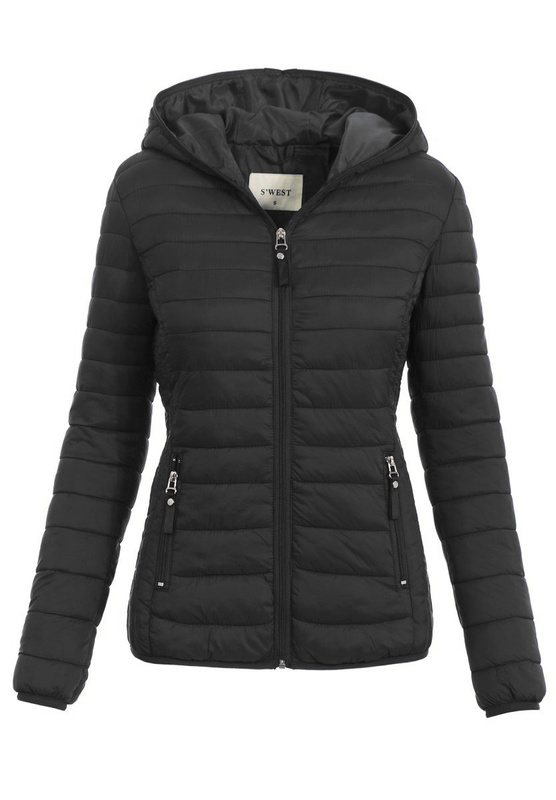 Damska Wiosenna Kurtka Celina Czarna